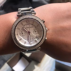 Silver Michael Kors watch